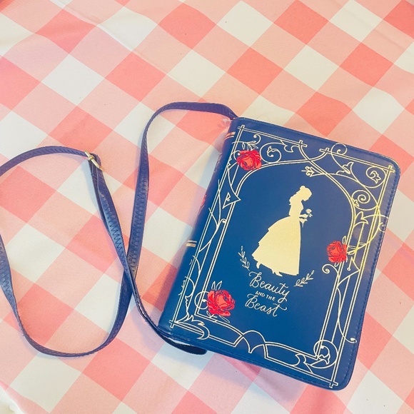 Retired target beauty and the beast princess book purse Disney childrens - Picture 1 of 8